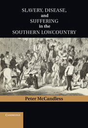 Slavery, Disease, and Suffering in the Southern Lowcountry, Cambridge University Press, 2011.