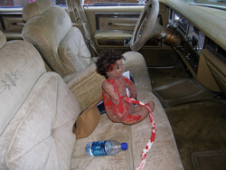 Ellen Schattschneider, Doll representing the fetus of Dorothy Dorsey, Moore's Ford, Georgia, 2009.