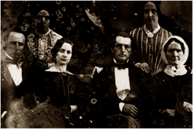 Old photo of man and woman