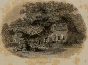 Bayard Taylor, A German House, title page from At Home and Abroad, 1859.