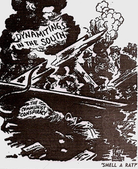 "Smell a Rat?" cartoon from The Citizens' Council, Oct. 1958, 3.