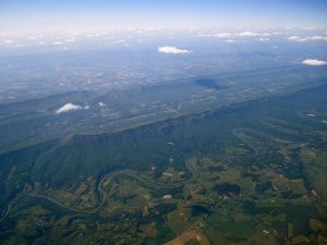 Aerial photograph of Harper’s Ferry, Maryland Heights, Virginia. Photograph by Mark Fickett. Courtesy of Wikimedia Commons. Creative Commons license CC BY 3.0