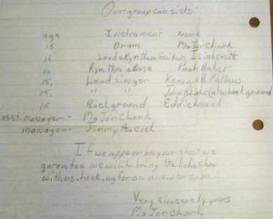 Letter from The Superiors to Teenage Frolic, North Carolina, July 25, 1967. Used with permission of Yvonne Holley, Lewis Family Papers #5499, Southern Historical Collection, The Wilson Library, University of North Carolina at Chapel Hill.