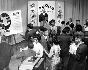 Bob King watches dancers on Teenarama, Washington DC, ca. 1960s. Kendall Productions Records, Smithsonian Anacostia Community Museum. Image courtesy of Matthew F. Delmont.