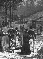 Harpers Illustration, "Ponce de Leon Spring," Harpers, 1895