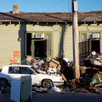 629 Forstall Street, Holy Cross, New Orleans, Louisiana, January 24, 2006. Photograph by Ian J. Cohn. © Ian J. Cohn. 