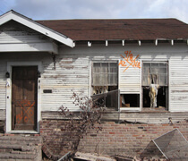 Near West End and Harrison Boulevards, Lakeview, New Orleans, Louisiana, November 4, 2005. Photograph by Ian J. Cohn. © Ian J. Cohn.