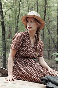 Actress Ahna O'Reilly as Dewey Dell Bundren, 2013. Photograph by Alissa Whelan. © RabbitBandini Productions.