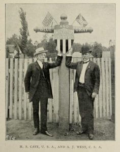 Blue-Gray reunion, Leggett's Hill, 1906, Confederate Veteran.