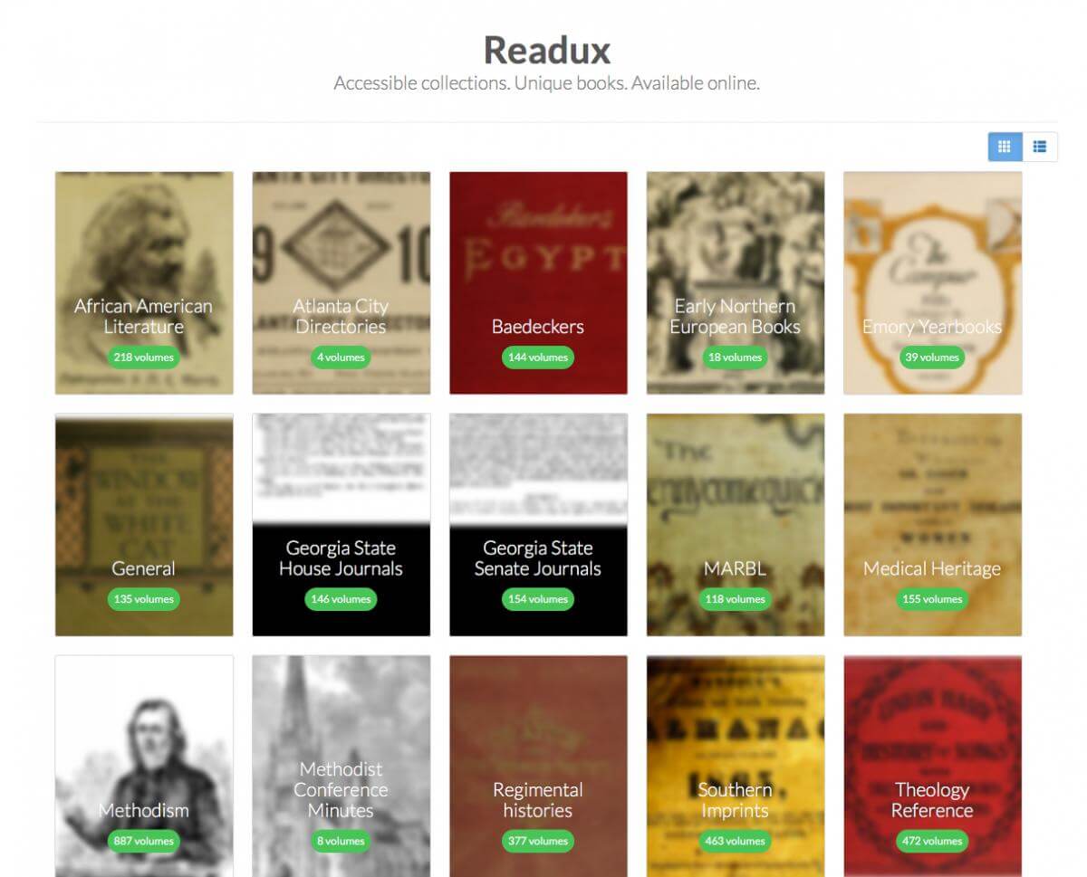 Redux homepage, September 2016. Screenshot courtesy of Southern Spaces. Redux homepage, September 2016. Screenshot courtesy of Southern Spaces.