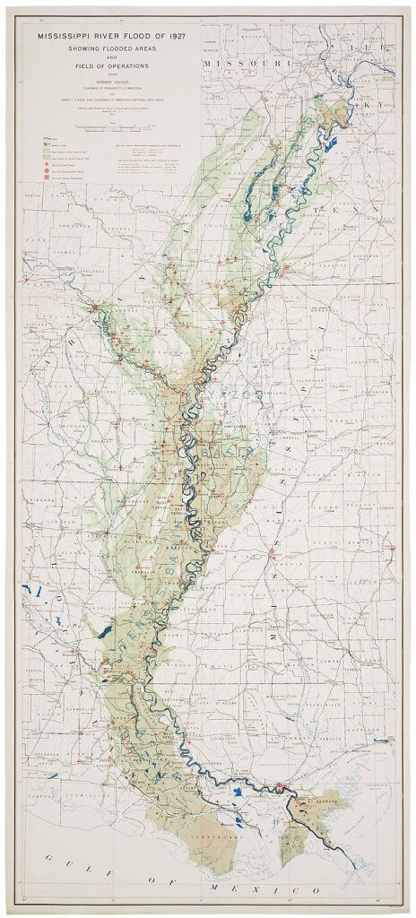 Map of Mississippi Delta