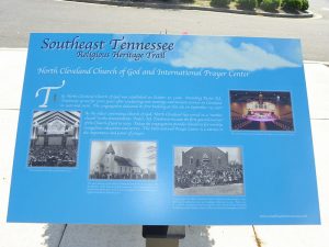 Southeast Tennessee Religious Heritage Trail sign. Photograph by Flickr user J. Stephen Conn. Creative Commons license CC BY-NC 2.0
