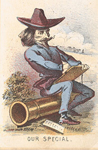 Life in Camp, Part 2: Our Special, 1864. Color lithograph by Winslow Homer. From Louis Prang & Company.