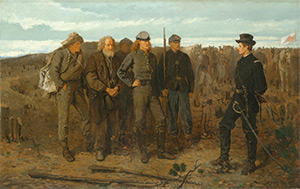 Prisoners from the Front, 1866. Oil on Canvas by Winslow Homer. Metropolitan Museum of Art, Accession Number 22.207.