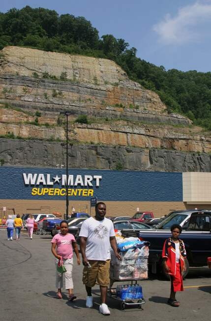 Family at Walmart. Logan County, WV, 2005.