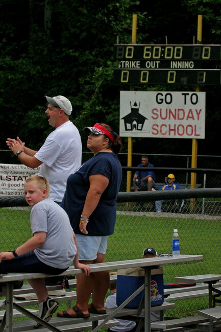 Little League baseball game. Omar, Logan County, WV, 2005.