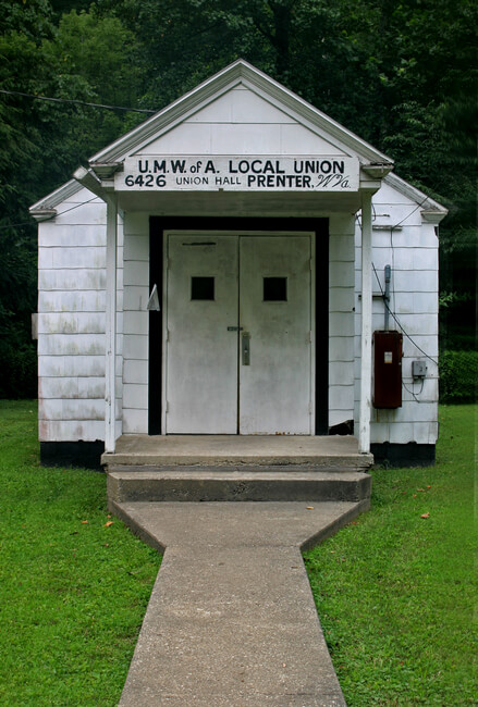 UMWA local union hall. Prenter, WV, 2005.