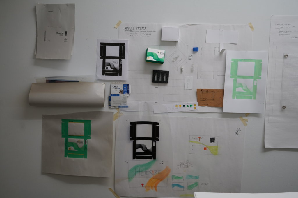Process board for Heterize, 2020